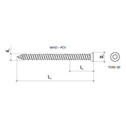 7.5 x 182mm Concrete Frame Screw With Flat/Pan Head - WHO (100) 7.5 x 182mm Concrete Frame Screw With Flat/Pan Head - WHO (100)