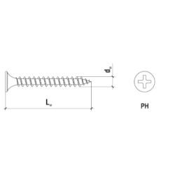 Klimas 3.5 x 25mm Gypsum To Wood Screw - KSGD (1000 pcs) Klimas 3.5 x 25mm Gypsum To Wood Screw - KSGD (1000 pcs)