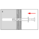 6 x 80mm Hammer Drive Plug With Collar - SMK/SMNK  (200 pcs)