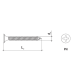 Klimas 3.5 x 25mm Gypsum To Steel Screw - KSGM (1000 pcs)