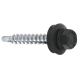 4.8 x 35mm Self-Drilling Screw With EPDM Washer For Fixing Steel Sheets In Wooden Substrate - WFD (250) - 7016