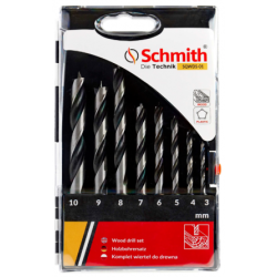 Schmith 8 Pieces Wood Drill Set (3mm - 10mm) Schmith 8 Pieces Wood Drill Set (3mm - 10mm)