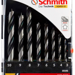Schmith 8 Pieces Wood Drill Set (3mm - 10mm)