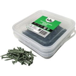 5mm x 75mm 4Trade 200x Decking Screws Green 5mm x 75mm 4Trade 200x Decking Screws Green
