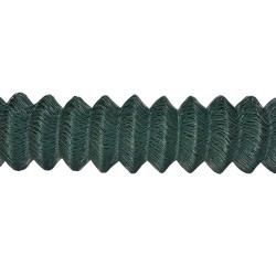 25m x 900mm x 50mm x 2.5mm 4TRADE Green Plastic Coated Chainlink Fence 25m x 900mm x 50mm x 2.5mm 4TRADE Green Plastic Coated Chainlink Fence