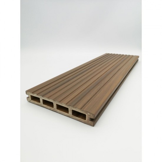 22mm x 135mm x 3600mm Alchemy HABITAT Plus Wood Composite Decking (Bowness Brown)