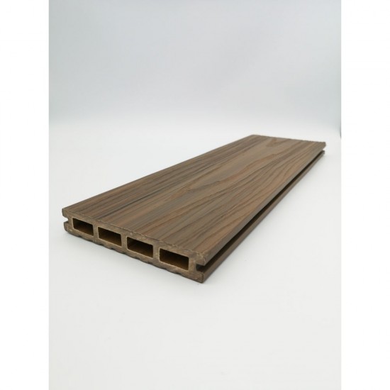 22mm x 135mm x 3600mm Alchemy HABITAT Plus Wood Composite Decking (Bowness Brown)