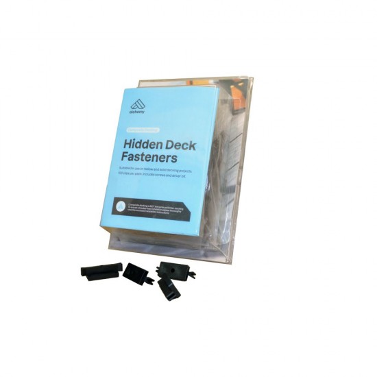 Alchemy Habitat Composite Decking Hidden Deck Fasteners and Screws (100 per Pack)