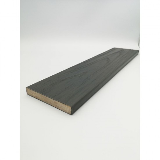 15mm x 100mm x 2400mm Alchemy Urban Composite Skirting Trim (Mull Dark Grey)