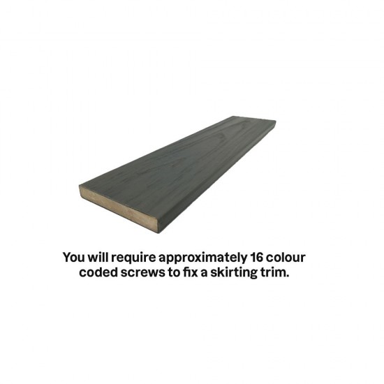 15mm x 100mm x 2400mm Alchemy HABITAT+ Composite Skirting Trim (Rydal Grey) 15mm x 100mm x 2400mm Alchemy HABITAT+ Composite Skirting Trim (Rydal Grey)