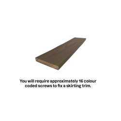 15mm x 100mm x 2400mm Alchemy HABITAT Plus Composite Skirting Trim (Bowness Brown) 15mm x 100mm x 2400mm Alchemy HABITAT Plus Composite Skirting Trim (Bowness Brown)