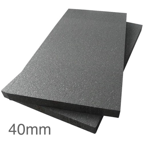 40mm Grey Premium EPS Board for EWI - Austrotherm EPS FASSADA PREMIUM - 500mm x 1000mm - Pack of 15 - 7.5m2