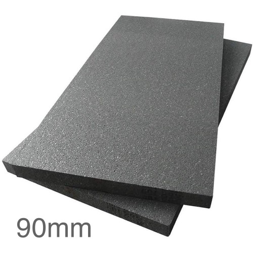90mm Grey Premium EPS Board for EWI - Austrotherm EPS FASSADA PREMIUM - 500mm x 1000mm - Pack of 6 - 3m2