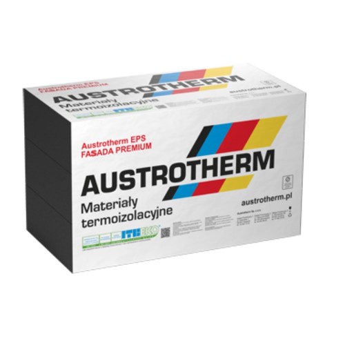 100mm Grey Premium EPS Board for EWI - Austrotherm EPS FASSADA PREMIUM - 500mm x 1000mm - Pack of 6 - 3m2