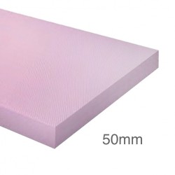 50mm Roughened XPS 300 Insulation Render Board - Straight Edge - 600mm x 1250mm - TOP-F P GK