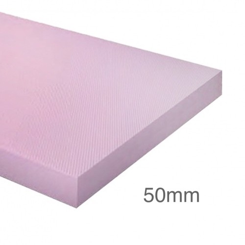 50mm Roughened XPS 300 Insulation Render Board - Straight Edge - 600mm x 1250mm - TOP-F P GK