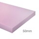 50mm Roughened XPS 300 Insulation Render Board - Straight Edge - 600mm x 1250mm - TOP-F P GK