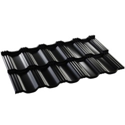 Modular Sheet Metal Roofing Tile GERMANIA SIMETRIC - Matt Coated Corrosion Resistant Roofing Panel - 1215mm x 720mm Modular Sheet Metal Roofing Tile GERMANIA SIMETRIC - Matt Coated Corrosion Resistant Roofing Panel - 1215mm x 720mm