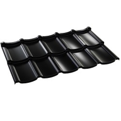 Modular Sheet Metal Roofing Tile TALIA - Matt Coated Corrosion Resistant Roofing Panel - 1210mm x 720mm Modular Sheet Metal Roofing Tile TALIA - Matt Coated Corrosion Resistant Roofing Panel - 1210mm x 720mm