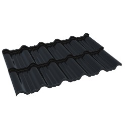 Modular Sheet Metal Roofing Tile ENIGMA - Matt Coated Corrosion Resistant Roofing Panel - 1176mm x 720mm Modular Sheet Metal Roofing Tile ENIGMA - Matt Coated Corrosion Resistant Roofing Panel - 1176mm x 720mm
