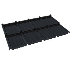 Modular Sheet Metal Roofing Tile ESTIMA - Matt Coated Corrosion Resistant Roofing Panel - 1191mm x 720mm Modular Sheet Metal Roofing Tile ESTIMA - Matt Coated Corrosion Resistant Roofing Panel - 1191mm x 720mm