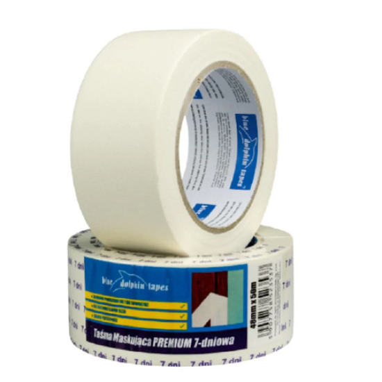 7-day Paper Masking Tape Blue Dolphin 38mm - 50m