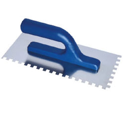 Blue Dolphin Notched Float Trowel - 270mm x 130mm - 10mm Teeth Blue Dolphin Notched Float Trowel - 270mm x 130mm - 10mm Teeth