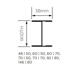 British Gypsum Gypframe 92 I 90 I Stud 5 m - pack of 10 British Gypsum Gypframe 92 I 90 I Stud 5 m - pack of 10