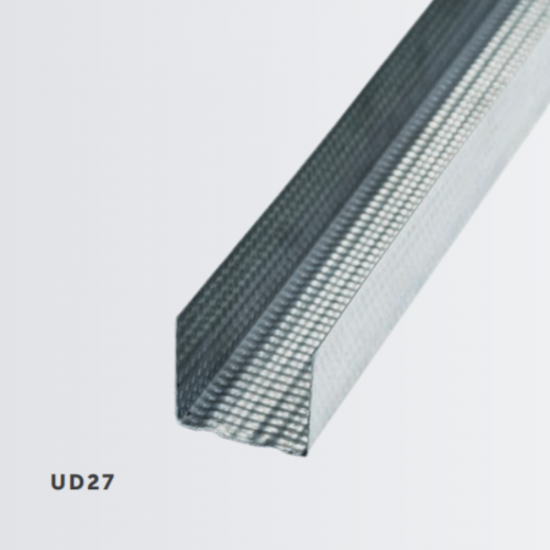 27mm Galvanised Steel Ceiling Channel UD-27 - 3000mm