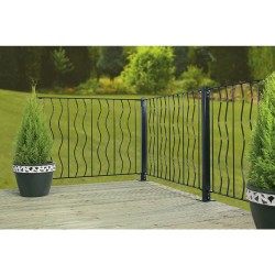 BURBAGE Ripple Metal Deck Panel 813mm High x 1130mm Wide BURBAGE Ripple Metal Deck Panel 813mm High x 1130mm Wide