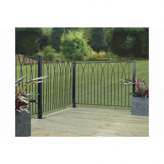 BURBAGE Deco Metal Deck Panel 813mm High x 1130mm Wide