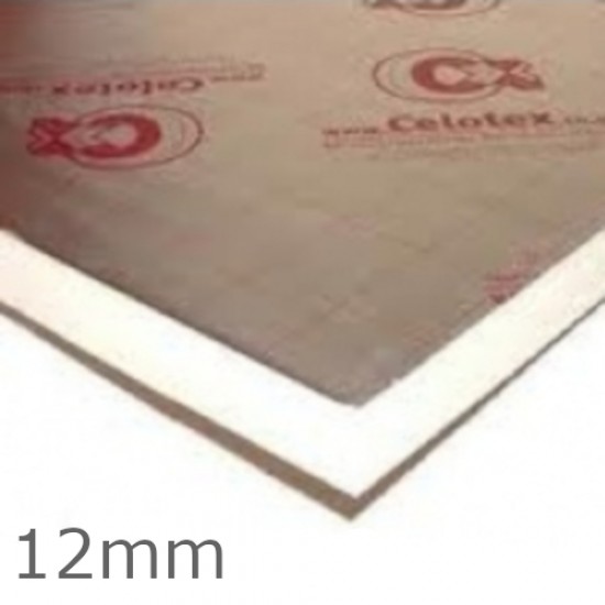 Celotex 12mm TB4012 PIR Insulation Board 2.4m x 1.2m Celotex 12mm TB4012 PIR Insulation Board 2.4m x 1.2m