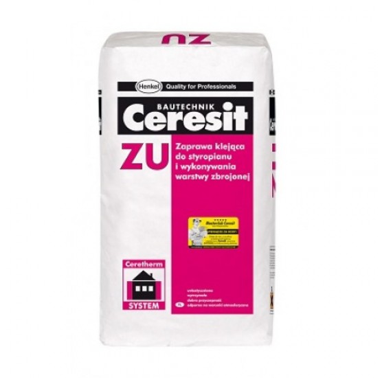 Ceresit ZU (Base Coat Render) Insulation and Mesh Adhesive 25kg - 48 bag pallet