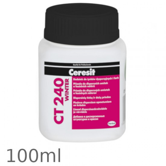 Ceresit CT 240 Winter Additive for Wet Renders & Paints 100ml