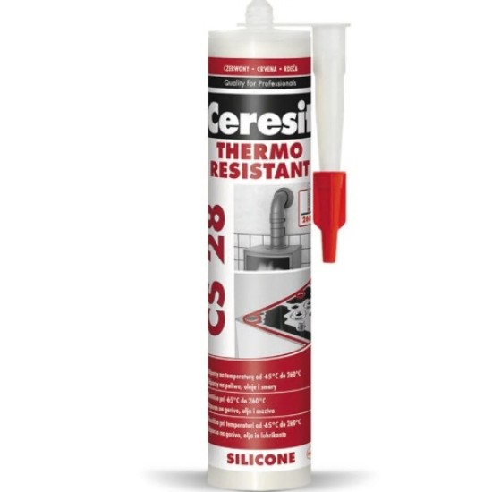 Ceresit CS28 Thermo Resistant Silicon Sealant 280ml