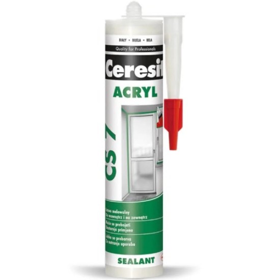 Ceresit CS7 Acrylic Sealant - White - 280ml