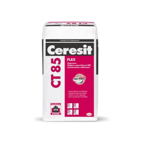 Ceresit CT85 Flex - Adhesive and Base Coat (25kg)