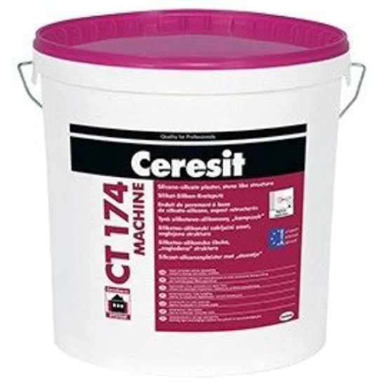 Ceresit CT174 Machine Silicate-Silicone Render 1.0mm grain 25kg