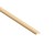 31mm x 6mm x 2400mm Cheshire Mouldings Light Hardwood D Mould