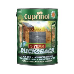 Cuprinol Ducksback For Sheds and Fences Silver Copse 5L Cuprinol Ducksback For Sheds and Fences Silver Copse 5L