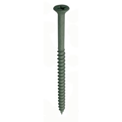 4.5in x 75mm Deck-Tite Outdoor Screw Pozi Countersunk Net-Coat Green Plated 4.5in x 75mm Deck-Tite Outdoor Screw Pozi Countersunk Net-Coat Green Plated