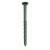 4.5in x 75mm Deck-Tite Outdoor Screw Pozi Countersunk Net-Coat Green Plated