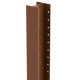 48 x 2700mm Durapost Classic Fence Post Sepia Brown Home Delivered