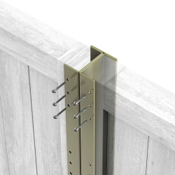 1800mm Durapost Classic Post Olive Grey Home Delivered 1800mm Durapost Classic Post Olive Grey Home Delivered