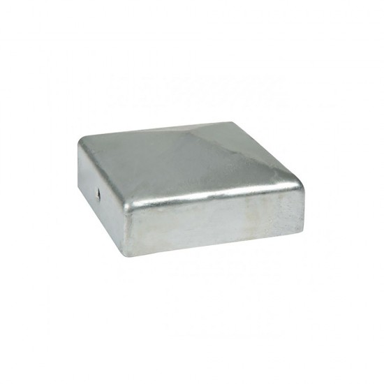 75 x 75mm Durapost Fence Cap with Bracket Galvanised Home Delivered