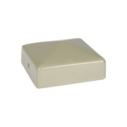75 x 75mm Durapost Fence Cap with Bracket Olive Grey Home Delivered 75 x 75mm Durapost Fence Cap with Bracket Olive Grey Home Delivered