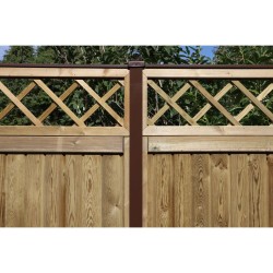 2100mm Durapost Classic Cover Strip Sepia Brown Home Delivered 2100mm Durapost Classic Cover Strip Sepia Brown Home Delivered