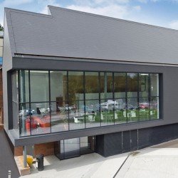 Cedral Thrutone Smooth Fibre-Cement Slate Roofing Tile - Blue-Black - 500mm x 250mm