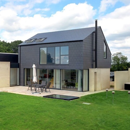 Cedral Thrutone Smooth Fibre-Cement Slate Roofing Tile - Stone Green - 600mm x 300mm Cedral Thrutone Smooth Fibre-Cement Slate Roofing Tile - Stone Green - 600mm x 300mm