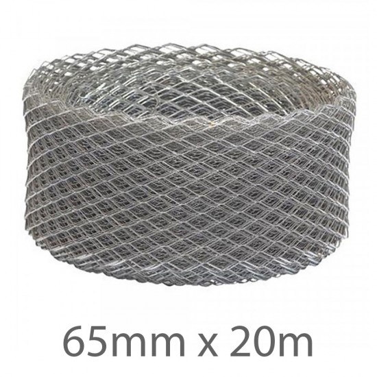 65mm x 20m Expamet Galvanised Mesh Coil